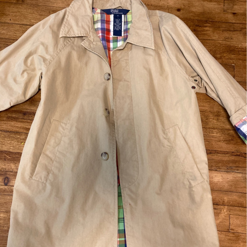 Kids polo water proof jacket size 6